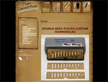 Tablet Screenshot of plunzspecialharp.com